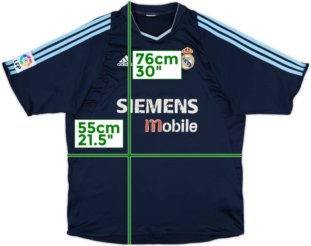 2003-04 Real Madrid Away Shirt - 4/10 - (L)