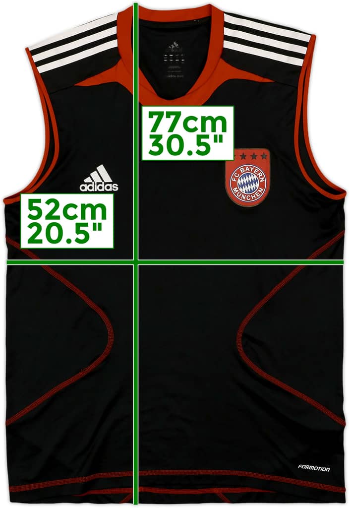 2010-11 Bayern Munich adidas Formotion Training Vest - 8/10 - (M/L)