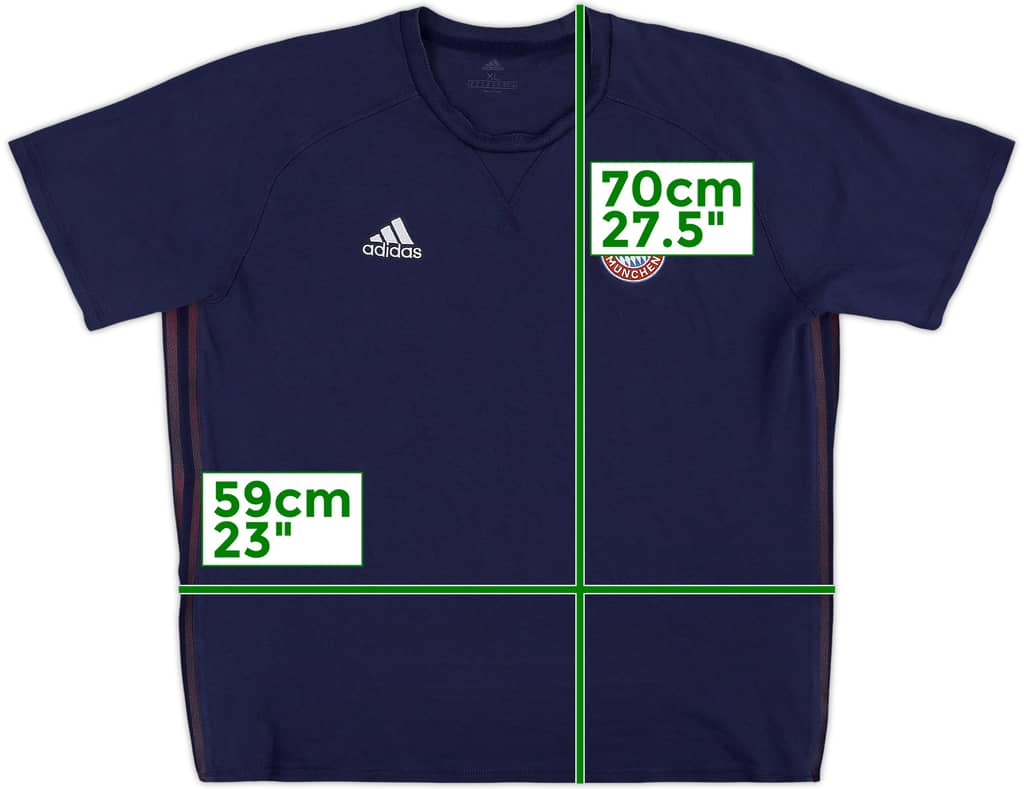 2021-22 Bayern Munich adidas Cotton Tee - 8/10 - (XL)