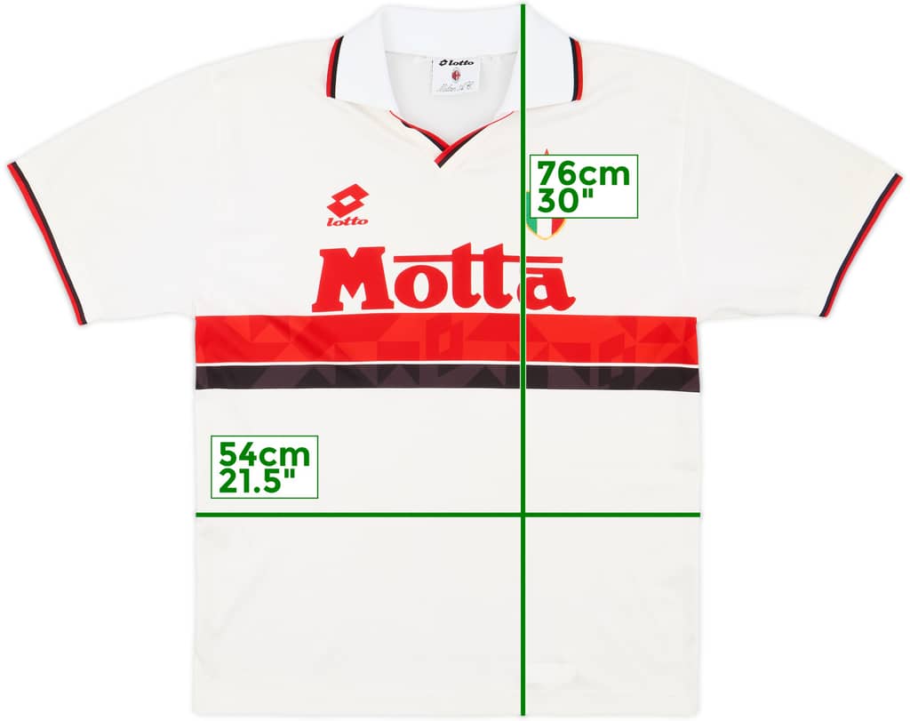 1993-94 AC Milan Away Shirt - 8/10 - (M)