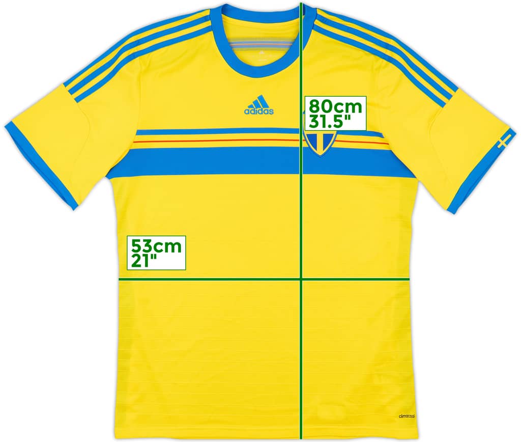 2014-15 Sweden Home Shirt - 10/10 - (XL)