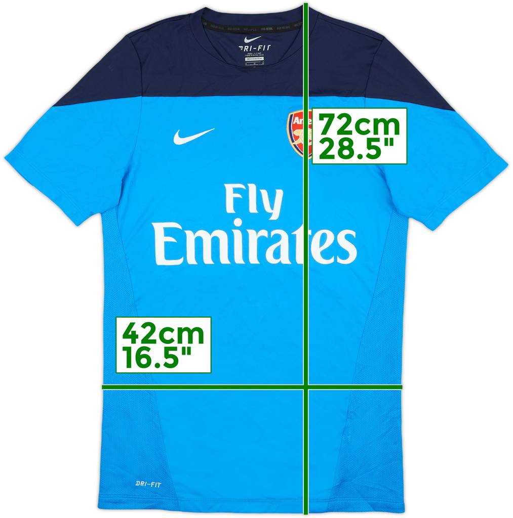 2013-14 Arsenal Nike Training Shirt - 8/10 - (M)
