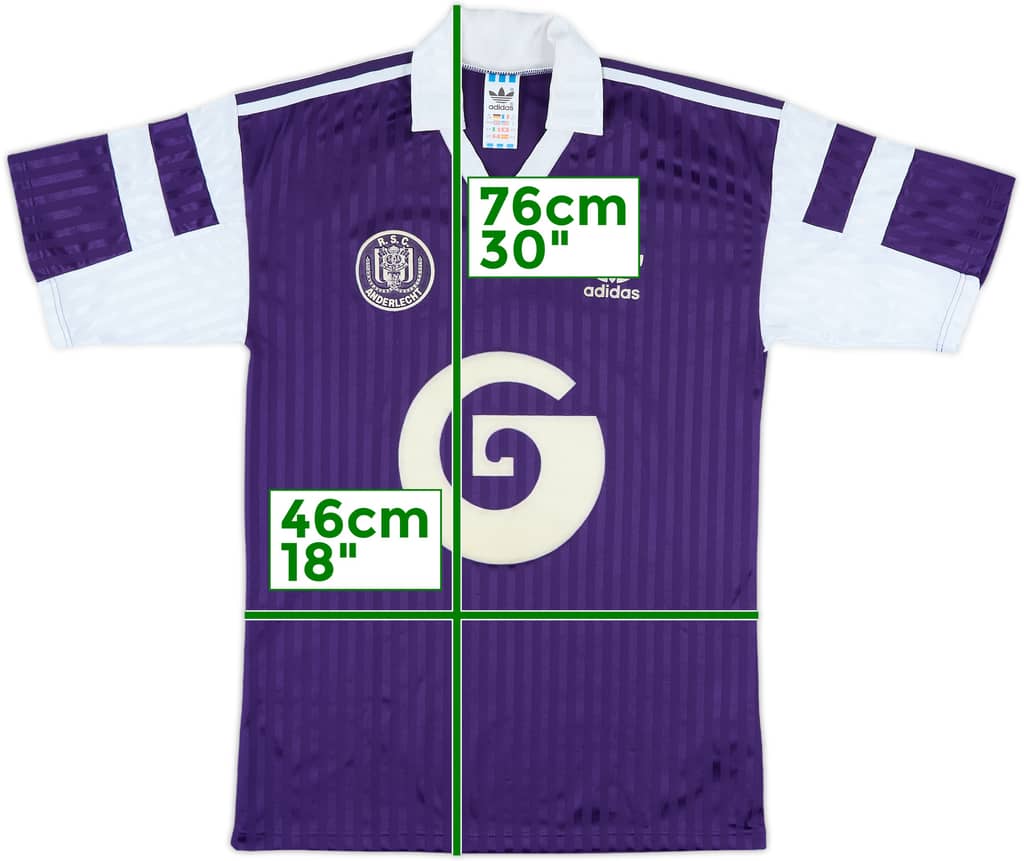 1990-91 Anderlecht Away Shirt - 8/10 - (S)