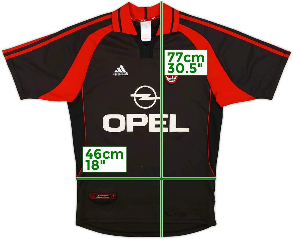 2000-01 AC Milan Third Shirt - 8/10 - (S)