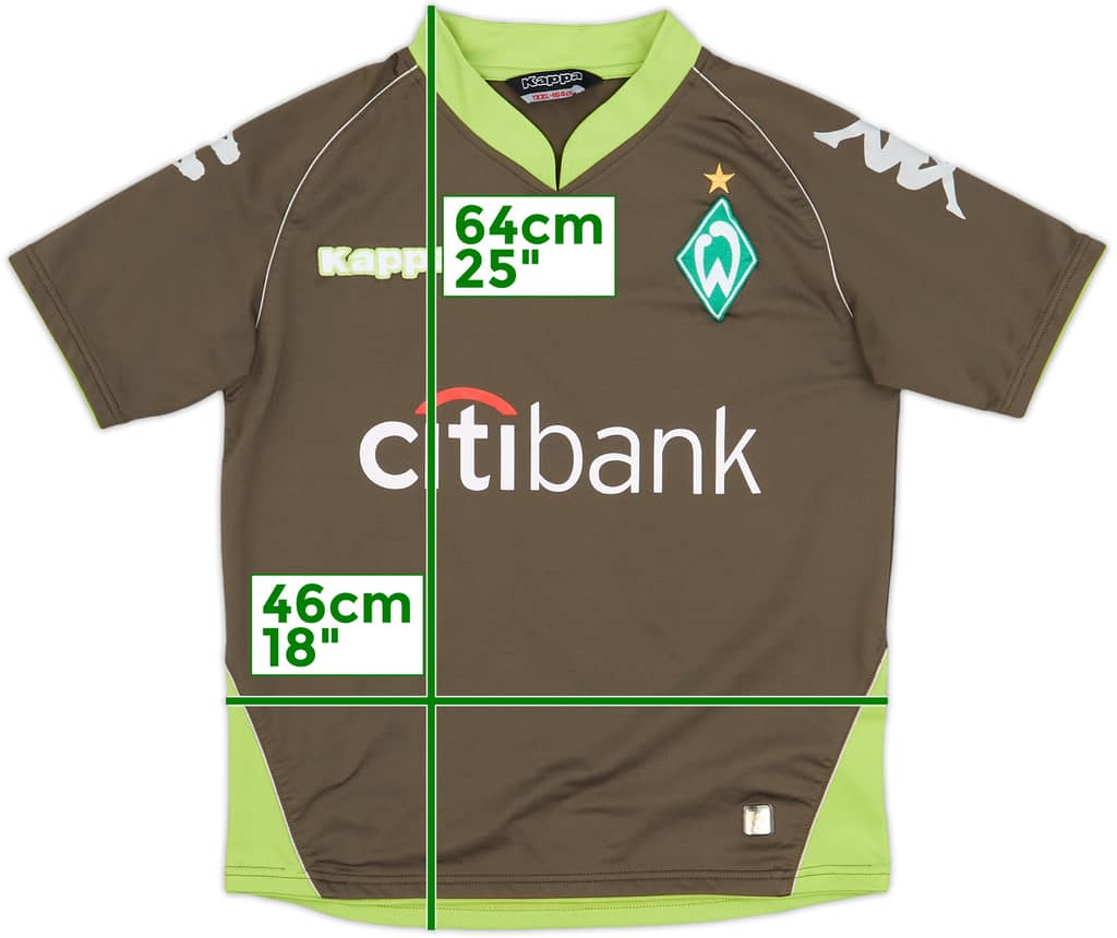 2007-08 Werder Bremen Away Shirt - 9/10 - (XL.Boys)