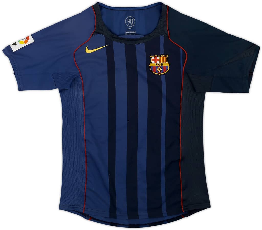 2004-05 Barcelona Away Shirt - 8/10 - (S.Boys)