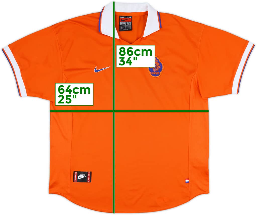 1997-98 Netherlands Home Shirt - 8/10 - (XXL)