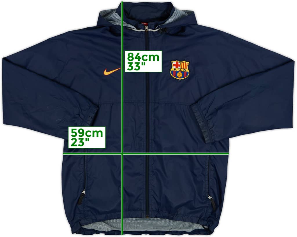 1999-00 Barcelona Nike Hooded Rain Jacket - 6/10 - (M)