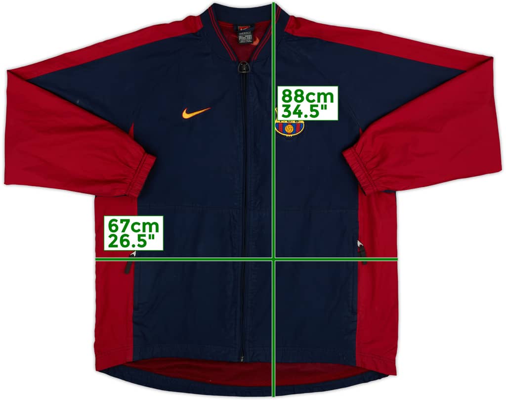 2002-03 Barcelona Nike Track Jacket - 7/10 - (L)