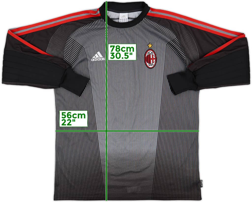 2003-04 AC Milan GK Shirt - 9/10 - (M)