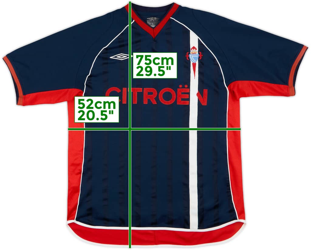 2001-02 Celta Vigo Away Shirt - 5/10 - (L)