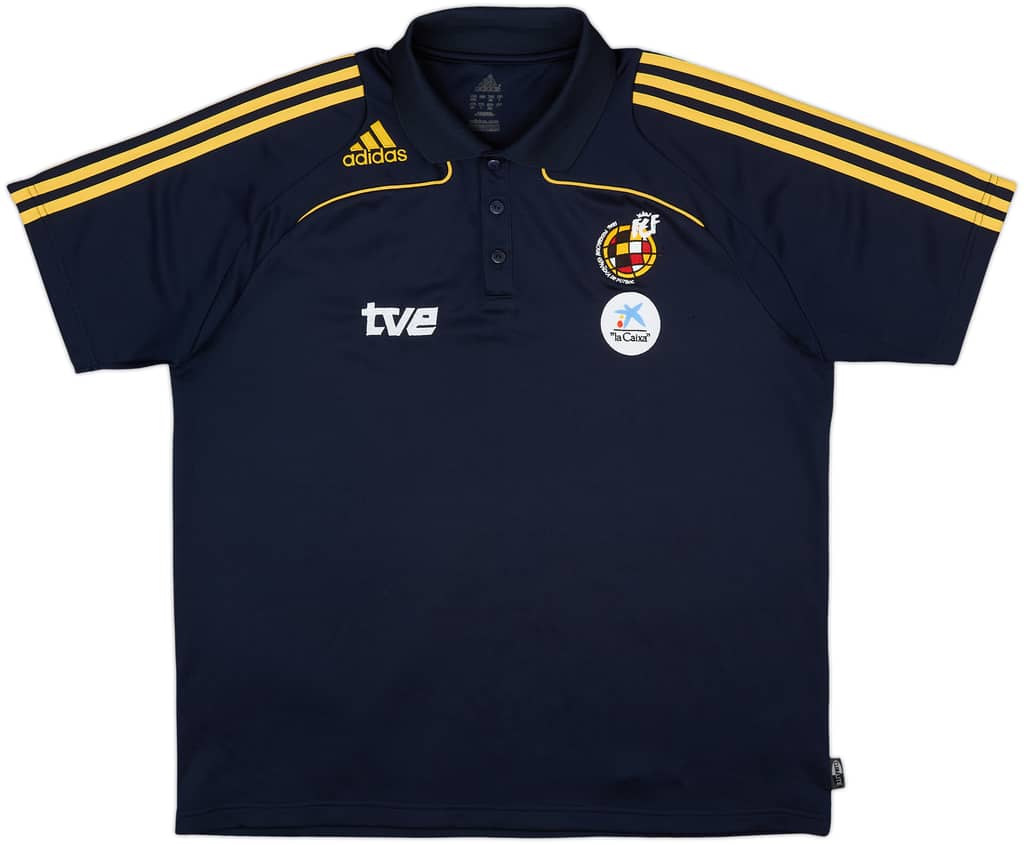 Polo adidas Versión jugador de España 2008-09 - 9/10 - (XXL)
