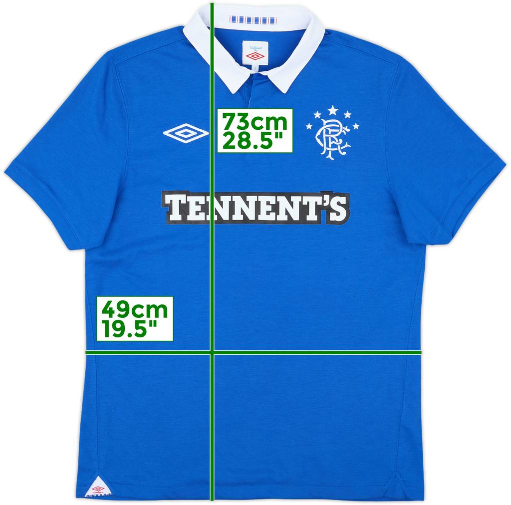 2010-11 Rangers Home Shirt - 8/10 - (S)