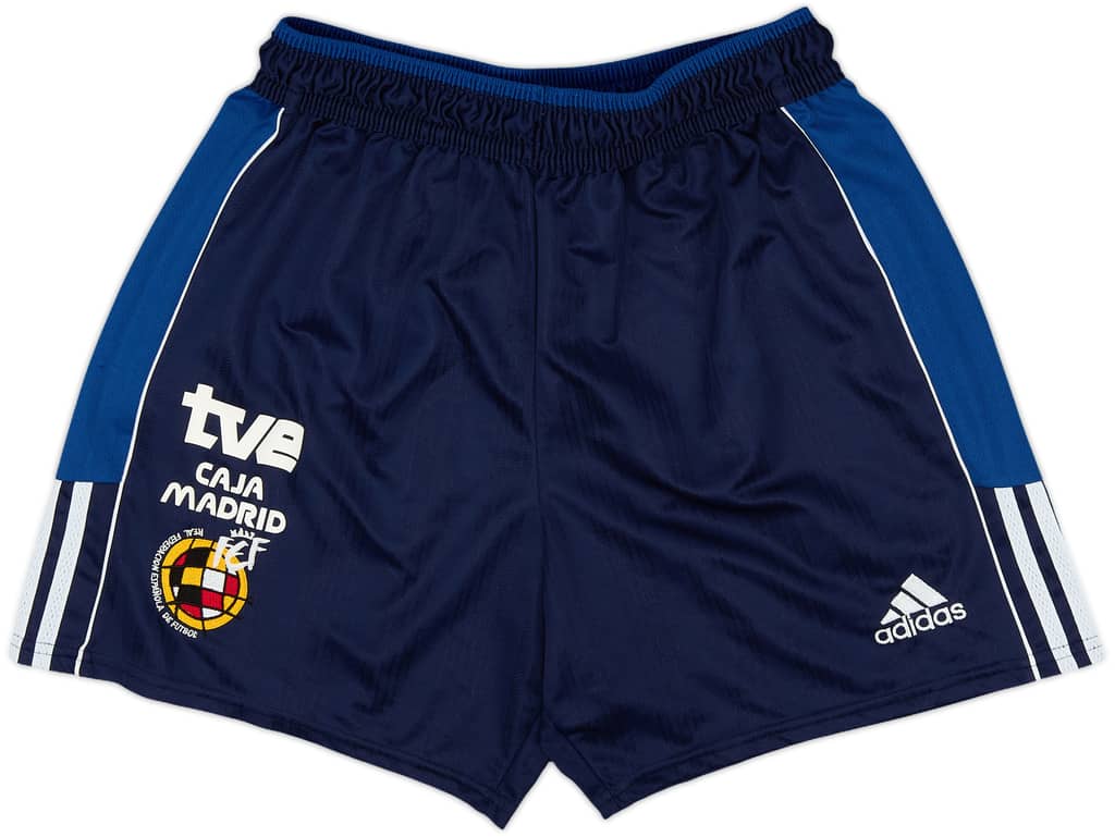 1998-00 Spain Player Issue adidas Training Shorts - 9/10 - (L)