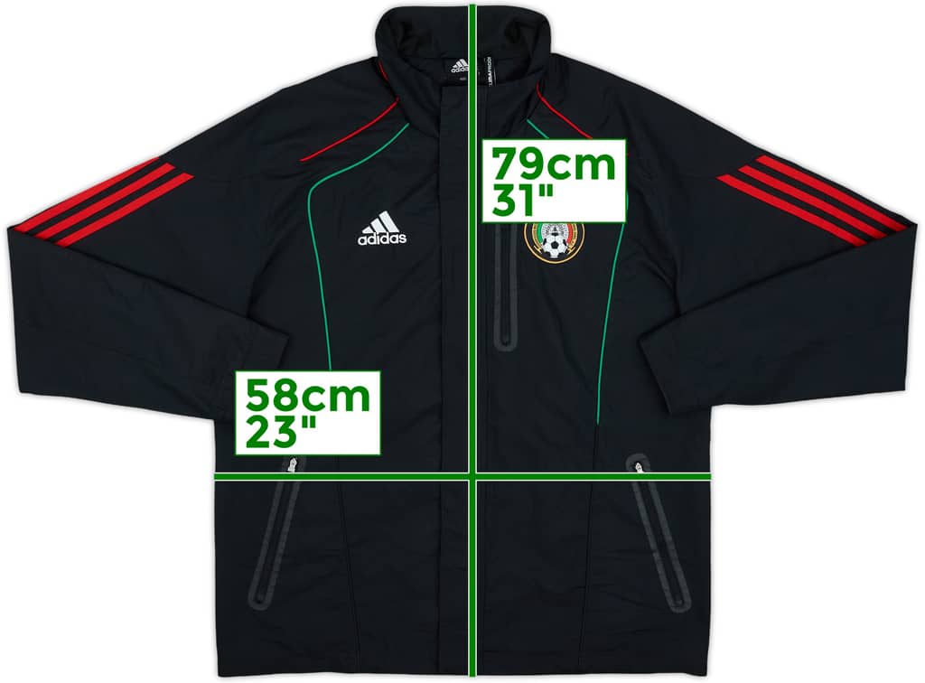 2010-11 Mexico adidas Track Jacket - 8/10 - (XL)