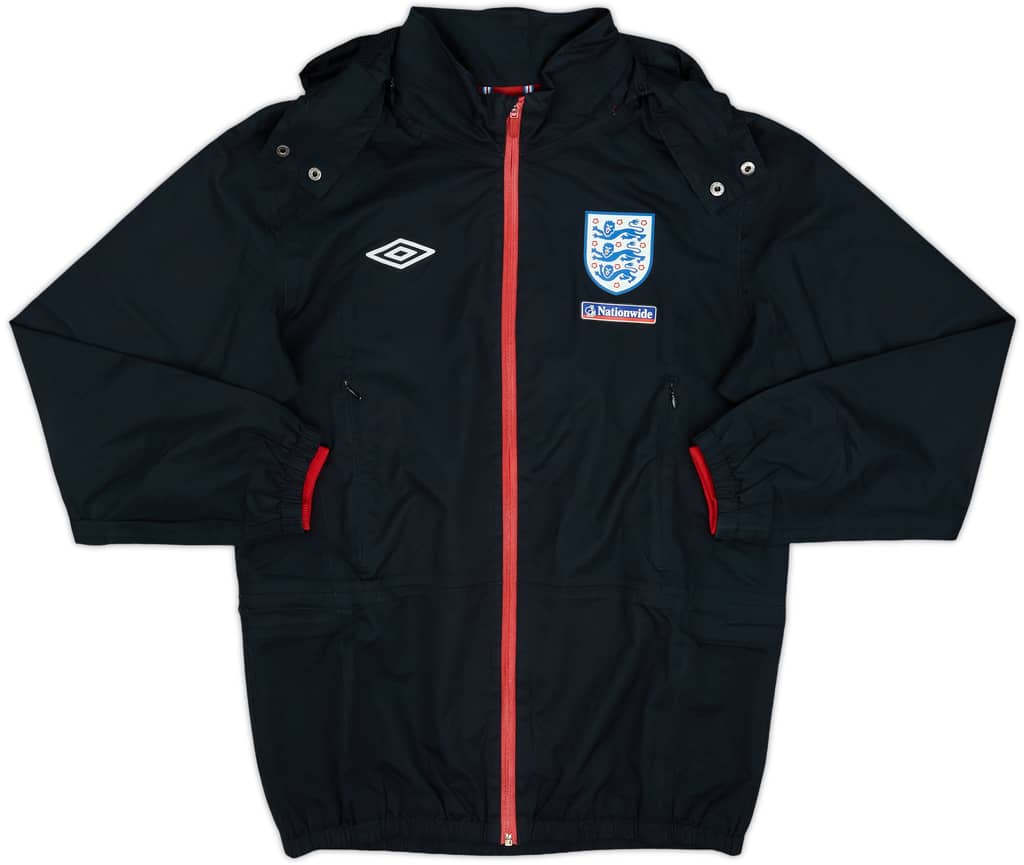2010-11 England Umbro Hooded Rain Jacket - 10/10 - (M)