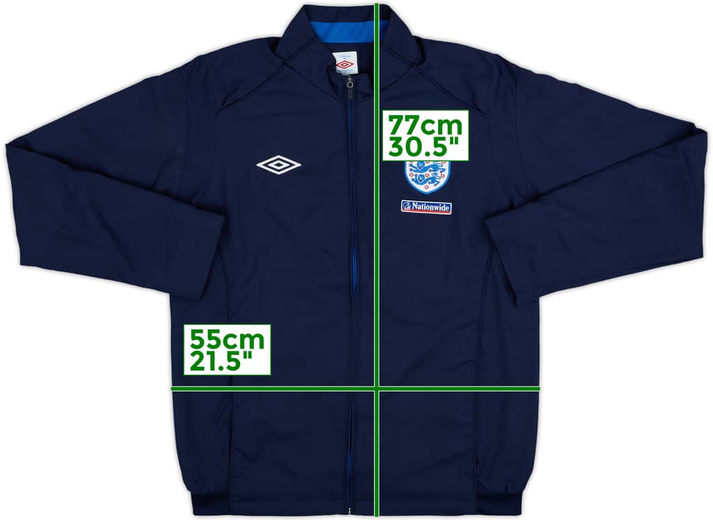 2012-13 England Umbro Track Jacket - 9/10 - (M)