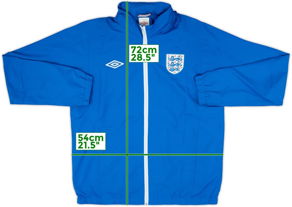 2010-11 England Umbro Track Jacket - 8/10 - (M)