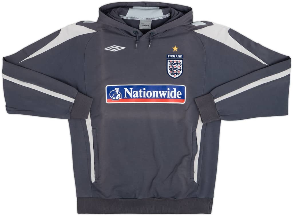 2007-09 England Umbro Hooded Sweat Top - 6/10 - (L)
