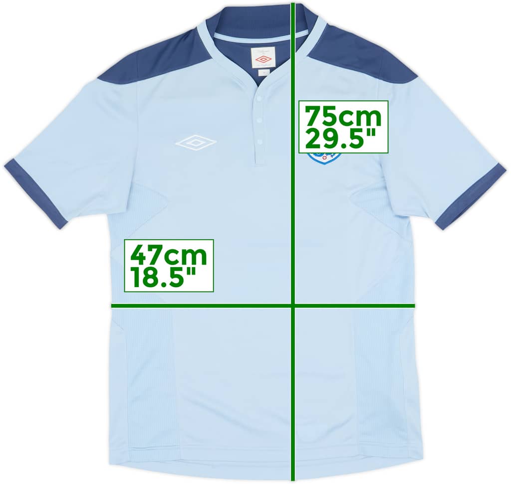 2010-11 Inglaterra Umbro Camiseta de Entrenamiento - 10/10 - (M)