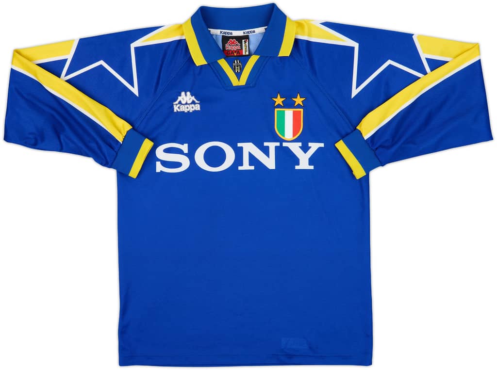1996-97 Juventus Away L/S Shirt - 10/10 - (S)
