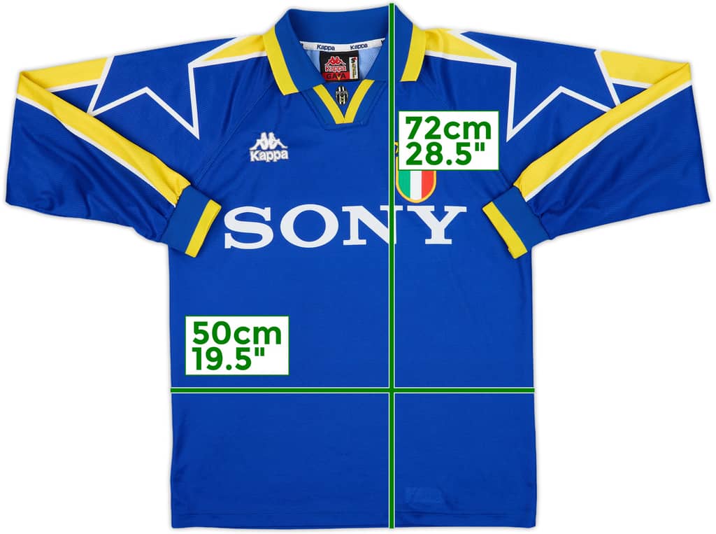 1996-97 Juventus Away L/S Shirt - 10/10 - (S)