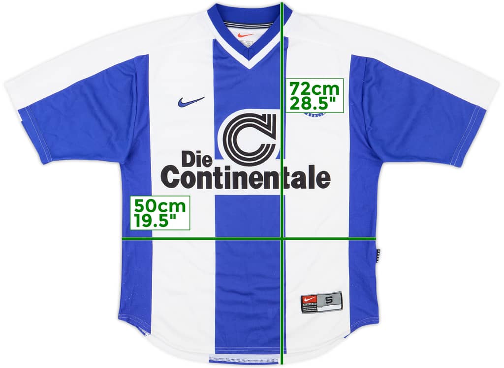 1999-00 Hertha Berlin Home Shirt - 8/10 - (S)