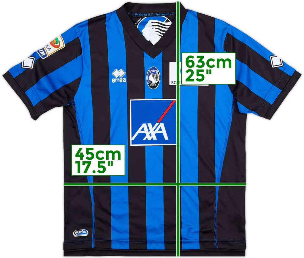 2013-14 Atalanta Home Shirt - 9/10 - (XS)