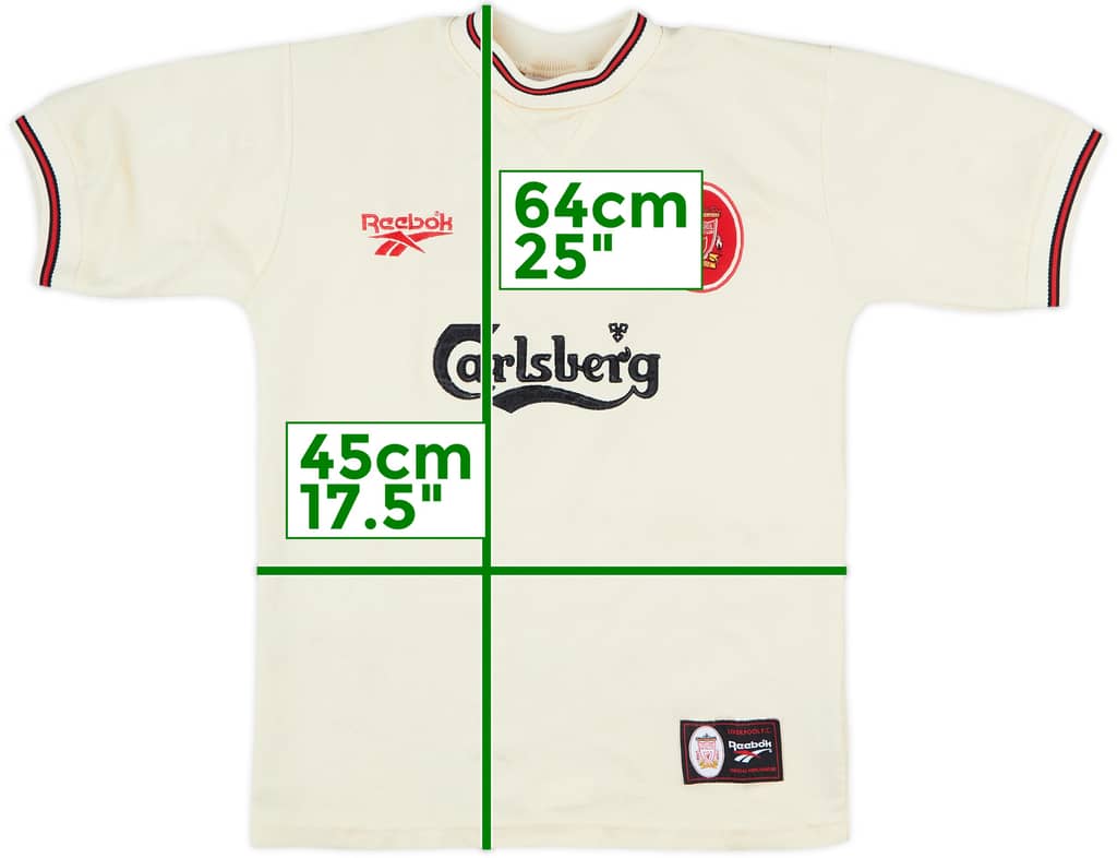 1996-97 Liverpool Away Shirt - 7/10 - (Y)