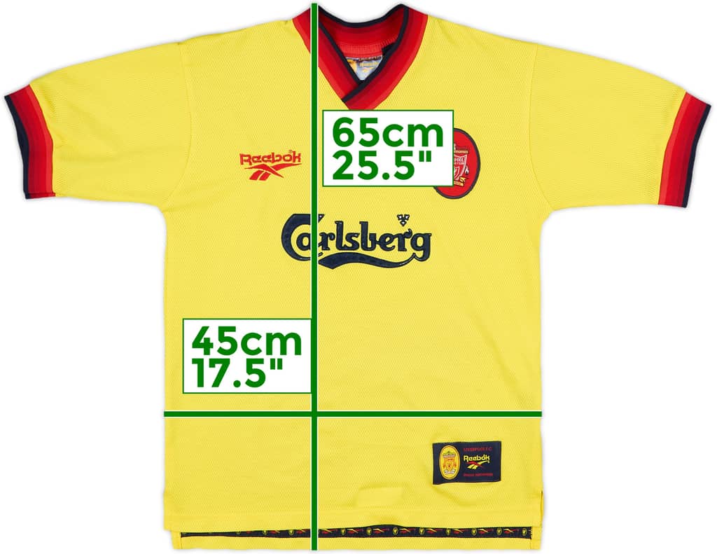 1997-99 Liverpool Away Shirt - 9/10 - (Y)