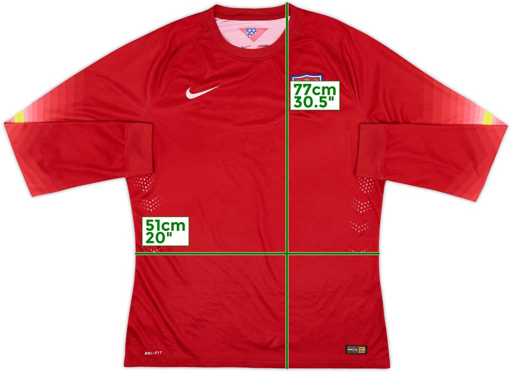 2014-15 USA Player Issue GK Shirt - 7/10 - (XL)
