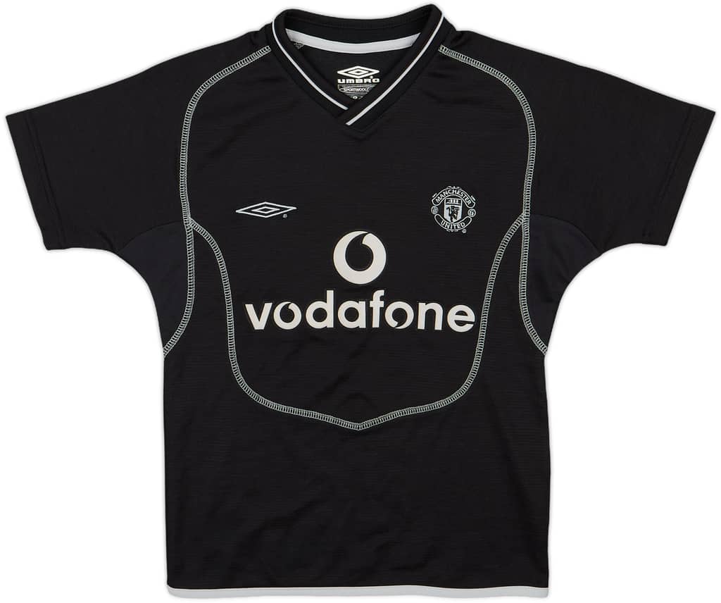 2000-02 Manchester United GK Shirt - 9/10 - (S.Boys)