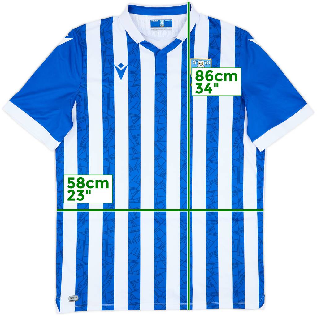 2021-22 Sheffield Wednesday Home Shirt - 9/10 - (3XL)
