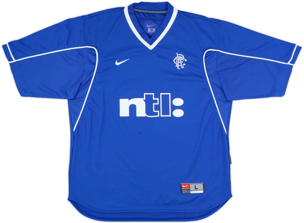 1999-01 Rangers Home Shirt - 8/10 - (L)