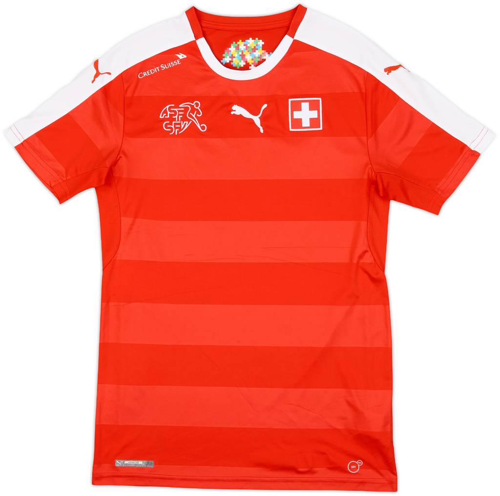 2016-17 Switzerland Home Shirt - 8/10 - (S)