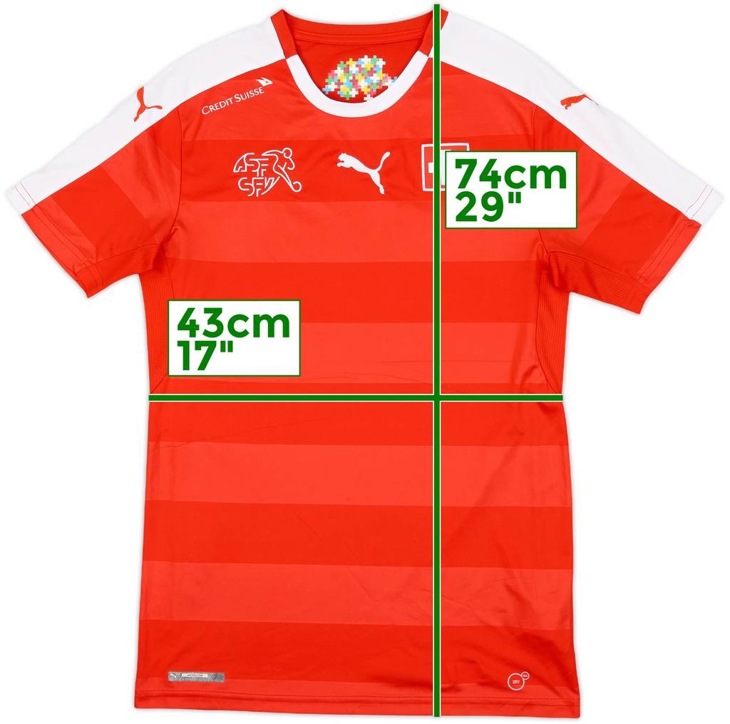 2016-17 Switzerland Home Shirt - 8/10 - (S)