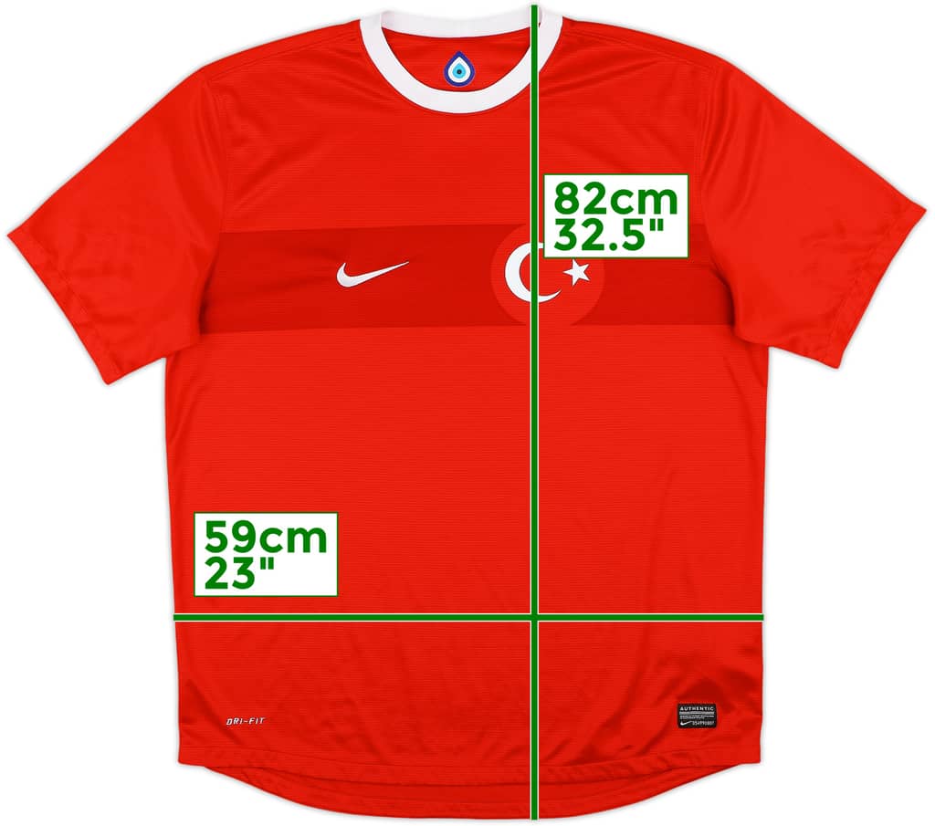 2012-14 Turkey Home Shirt - 8/10 - (XL)