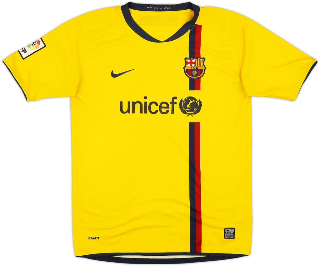 2008-10 Barcelona Away Shirt - 7/10 - (XL.Boys)