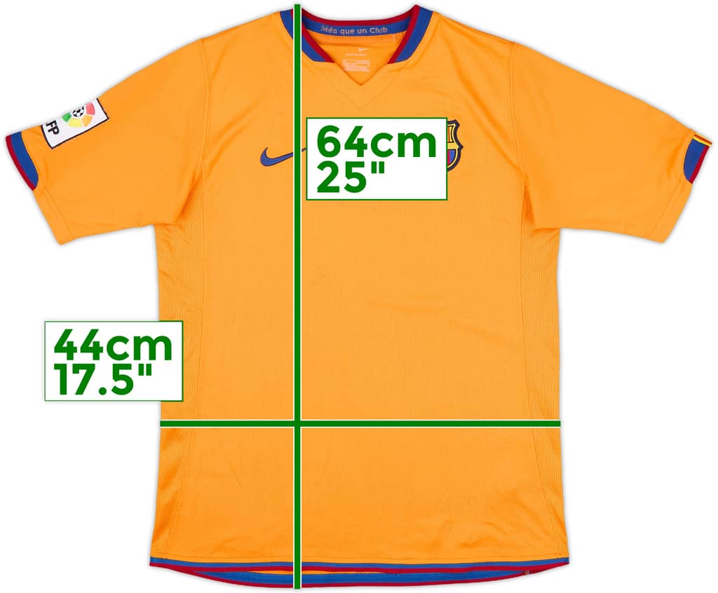 2006-08 Barcelona Away Shirt - 7/10 - (L.Boys)