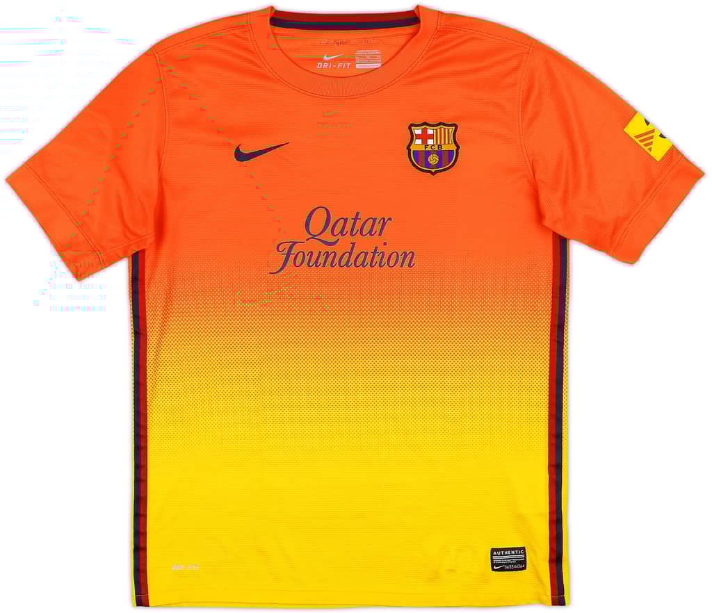 2012-13 Barcelona Away Shirt - 8/10 - (XL.Boys)