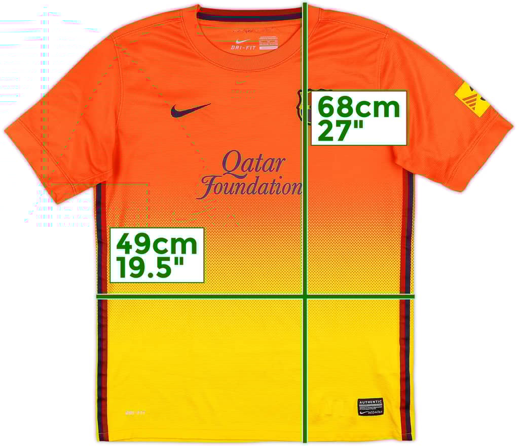 2012-13 Barcelona Away Shirt - 8/10 - (XL.Boys)