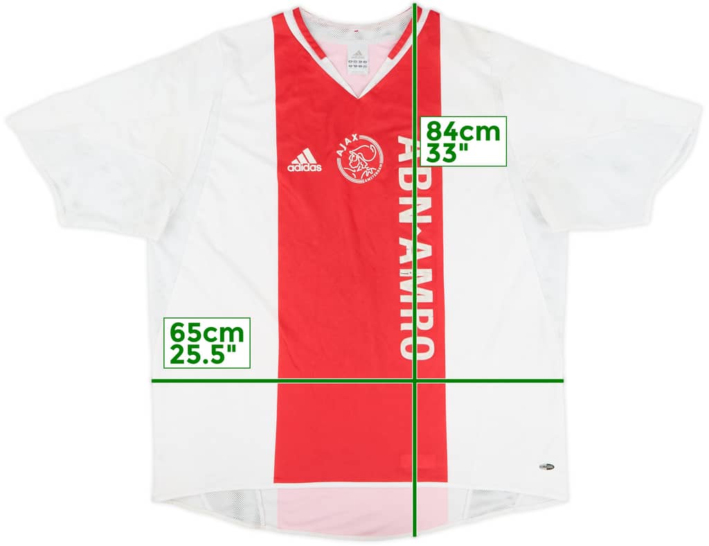 2004-05 Ajax Home Shirt - 5/10 - (XXL)