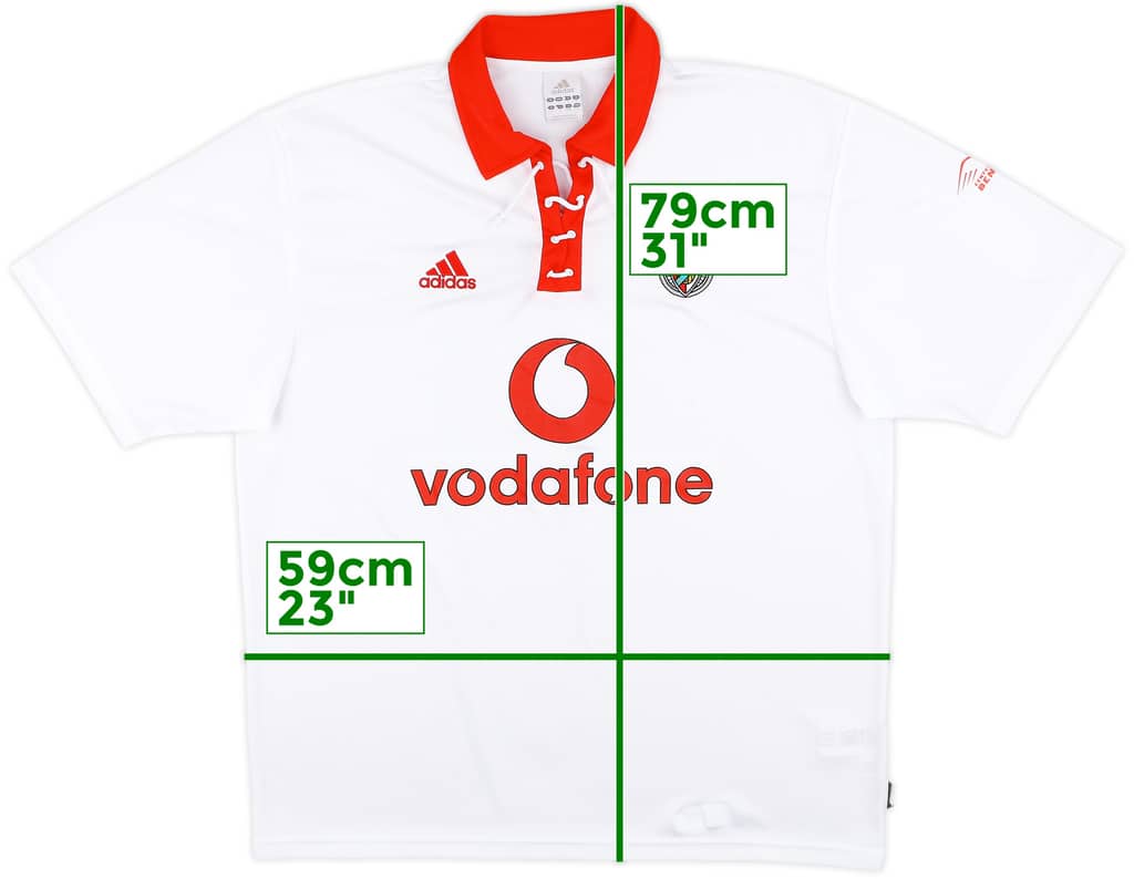 2003-04 Benfica Away Shirt - 7/10 - (L)