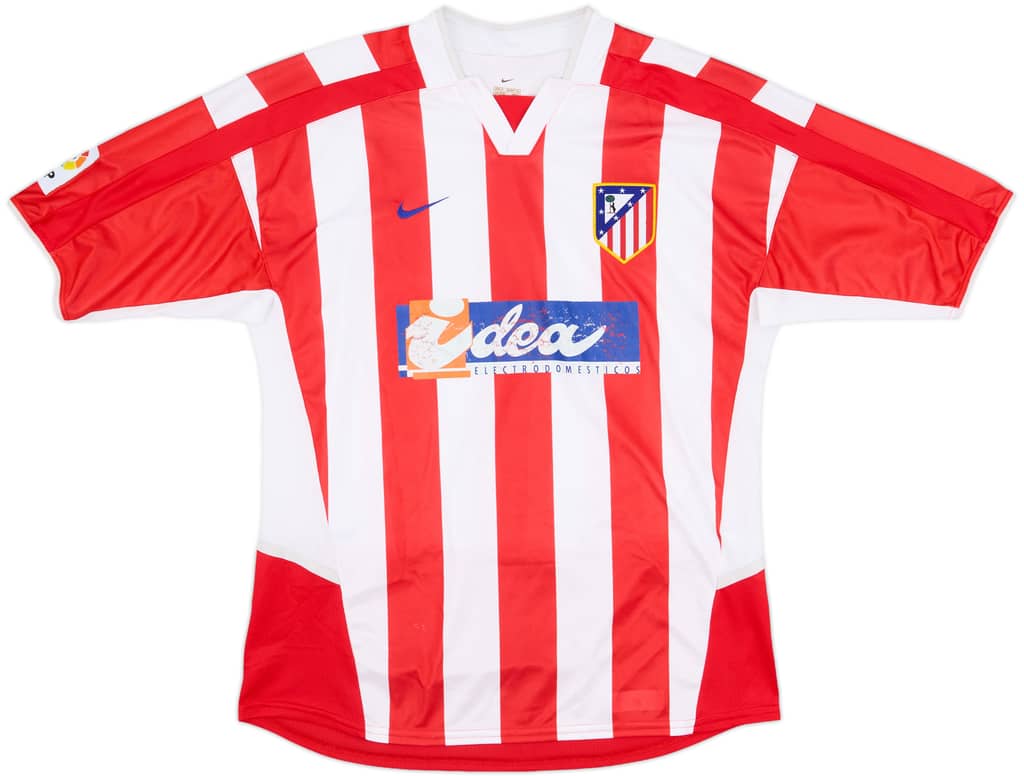 2002-03 Atletico Madrid Home Shirt - 6/10 - (M)