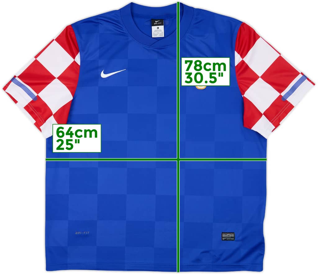 2010-12 Croatia Basic Away Shirt - 9/10 - (XL)