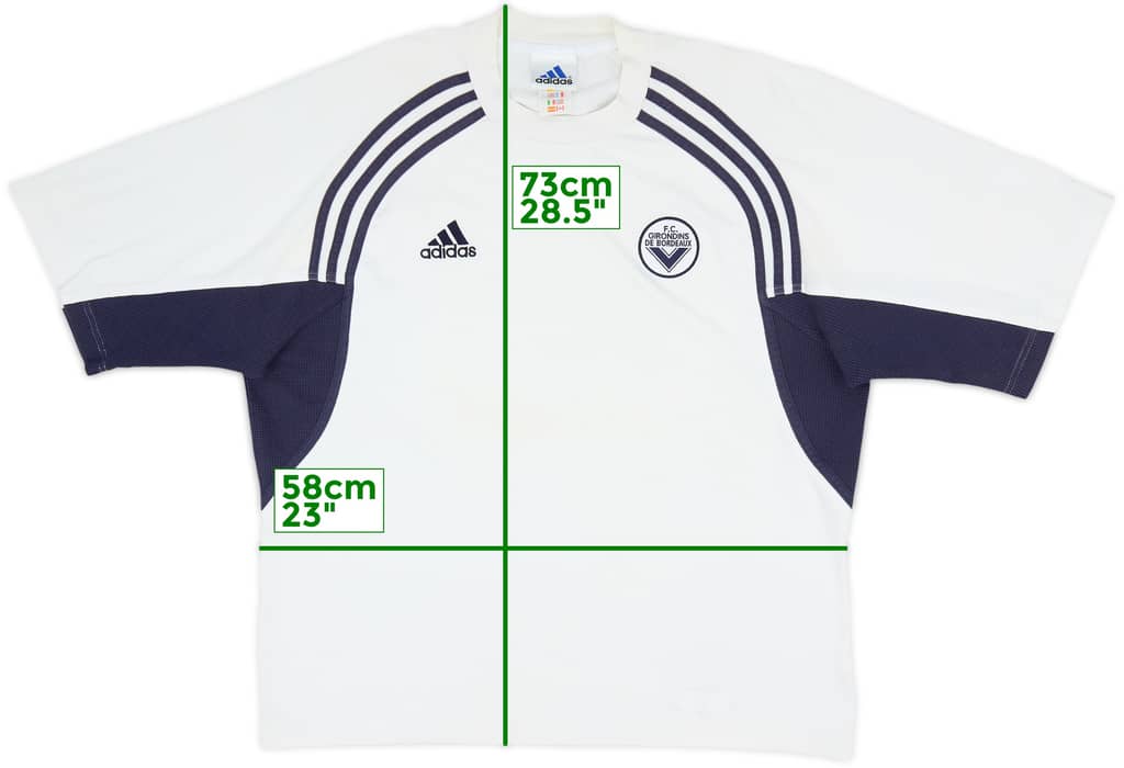 2000-01 Bordeaux adidas Cotton Tee - 8/10 - (L/XL)