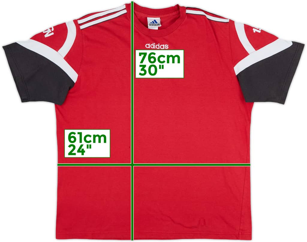 1998-99 Nurnberg adidas Cotton Tee - 5/10 - (L)