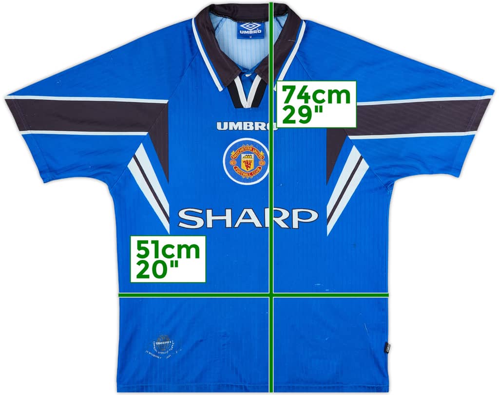 1996-98 Manchester United Third Shirt - 5/10 - (M)
