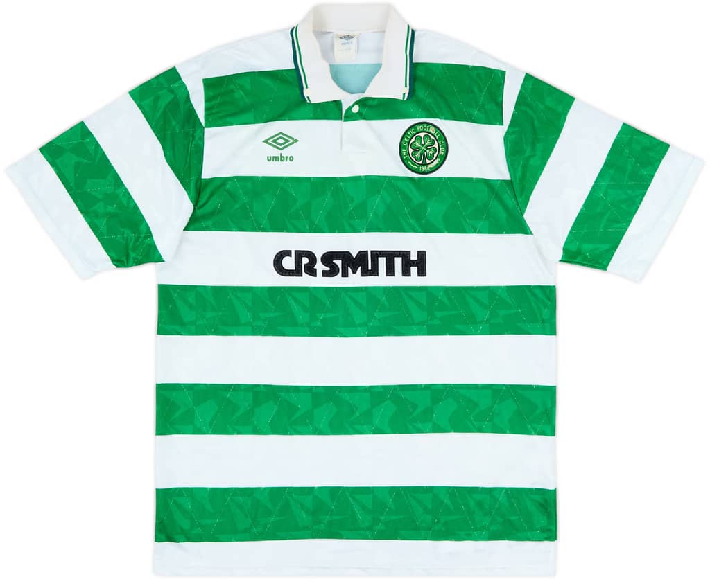 1989-91 Celtic Home Shirt - 5/10 - (L)