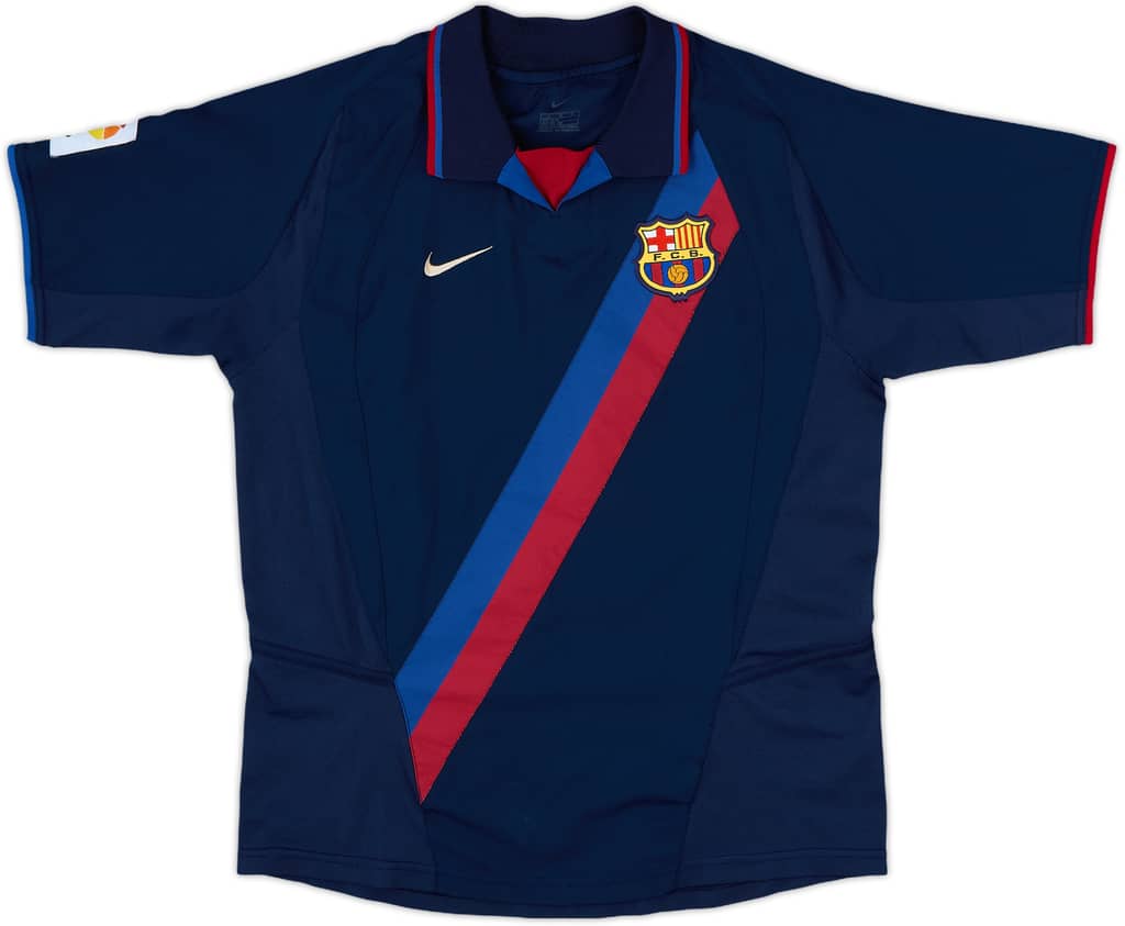 2002-03 Barcelona Away Shirt - 8/10 - (XL.Boys)